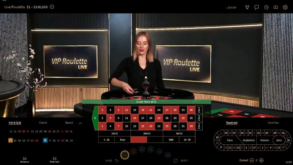 Live VIP Roulette